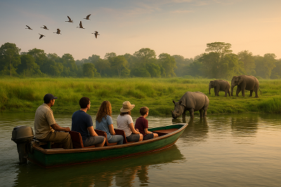 Boat Safari in Kaziranga National Park